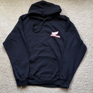 Honda Racing Team | Black graphic hoodie | Large